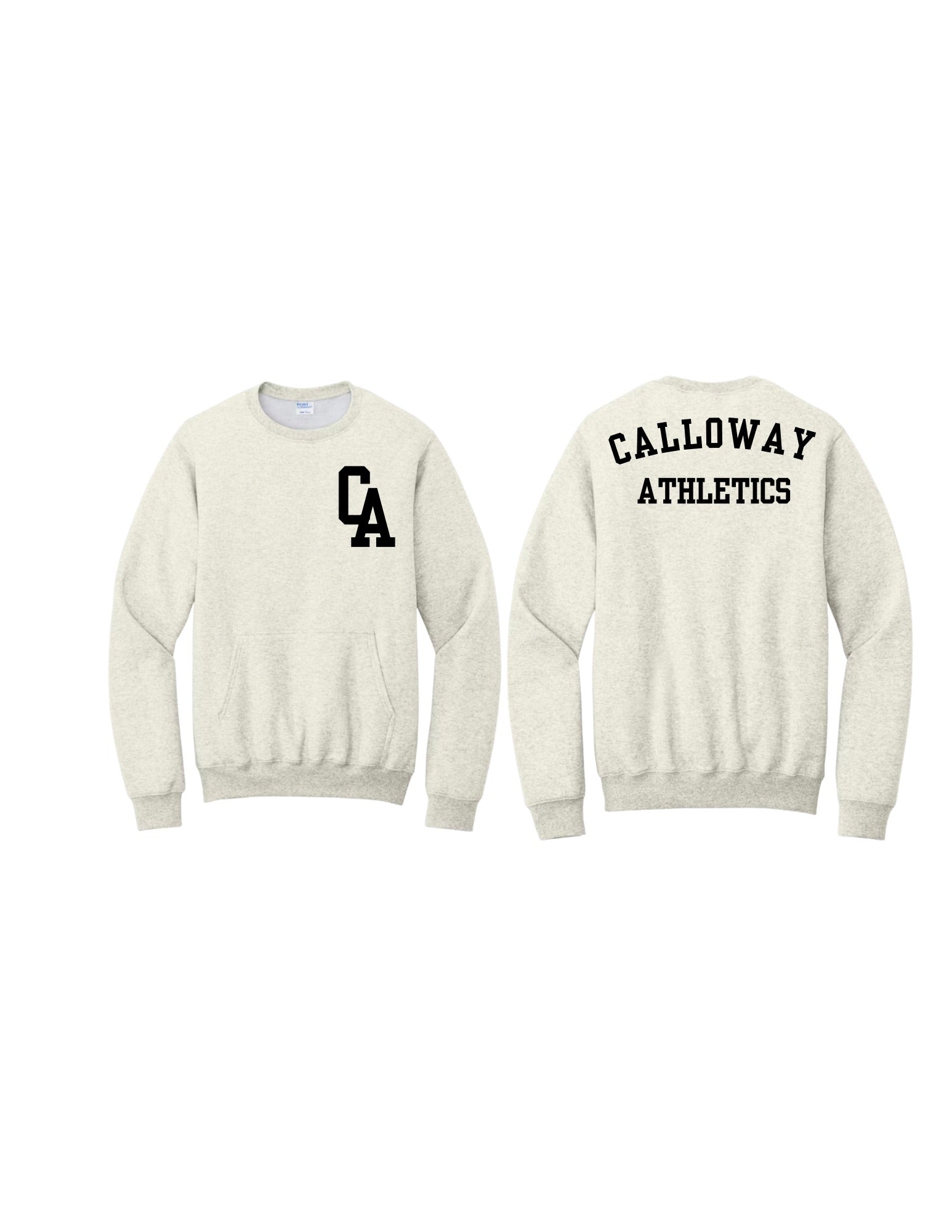 Fleece Crewneck Front Pocket Sweatshirt